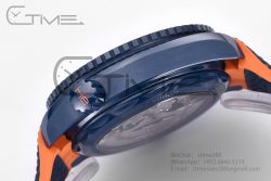 Planet Ocean 45.5mm Big Blue Real Ceramic VSF 1:1 Best Edition on Blue Rubber Strap A8906 Super Clone - Image 18