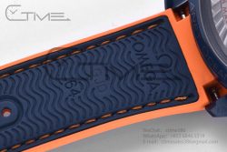 Planet Ocean 45.5mm Big Blue Real Ceramic VSF 1:1 Best Edition on Blue Rubber Strap A8906 Super Clone - Image 23