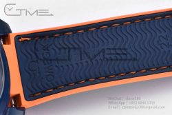 Planet Ocean 45.5mm Big Blue Real Ceramic VSF 1:1 Best Edition on Blue Rubber Strap A8906 Super Clone - Image 24