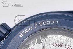 Planet Ocean 45.5mm Big Blue Real Ceramic VSF 1:1 Best Edition on Blue Rubber Strap A8906 Super Clone - Image 28