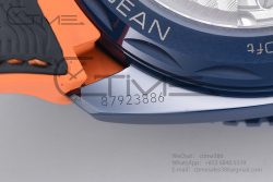 Planet Ocean 45.5mm Big Blue Real Ceramic VSF 1:1 Best Edition on Blue Rubber Strap A8906 Super Clone - Image 31
