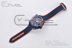 Planet Ocean 45.5mm Big Blue Real Ceramic VSF 1:1 Best Edition on Blue Rubber Strap A8906 Super Clone - Image 7