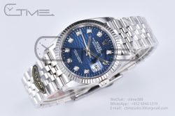 DateJust 36mm 126234 Clean 1:1 Best Edition 904L Steel Blue Moissanite Fluted Dial on Jubilee Bracelet VR3235 - Image 4