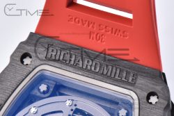 RM035-02 Real NTPT 1:1 Best Edition T+F Skeleton Dial on Red Rubber Strap - Image 24