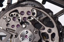 RM035-02 Real NTPT 1:1 Best Edition T+F Skeleton Dial on Red Rubber Strap - Image 30