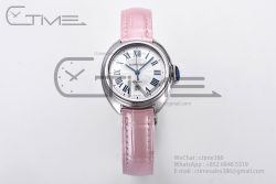 CLE De Cartier 31mm SS/LE Pink Strap RXWF ETA2671 - Image 3