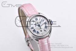 CLE De Cartier 31mm SS/LE Pink Strap RXWF ETA2671 - Image 6