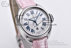 CLE De Cartier 31mm SS/LE Pink Strap RXWF ETA2671 - Image 9