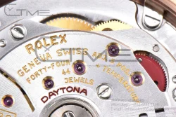 Daytona 116505 Clean Factory 1:1 Best Edition Black Diamonds Dial on RG Bracelet SA4130 - Image 41