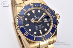 Submariner 126618 LB Blue Ceramic YG Plated 904L Steel CF 1:1 Best Edition S3235 - Image 10