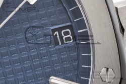 Royal Oak 41mm 15500 SS ZF 1:1 Best Edition Blue Textured Dial on SS Bracelet A4302 Super Clone - Image 11