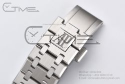 Royal Oak 41mm 15500 SS ZF 1:1 Best Edition Blue Textured Dial on SS Bracelet A4302 Super Clone - Image 17