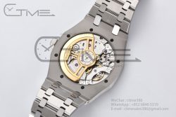 Royal Oak 41mm 15500 SS ZF 1:1 Best Edition Blue Textured Dial on SS Bracelet A4302 Super Clone - Image 25