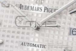 Royal Oak 41mm 15400 SS APSF 1:1 Best Edition White Textured Dial on SS Bracelet A3120 Super Clone - Image 7