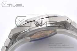 Royal Oak 41mm 15400 SS ZF 1:1 Best Edition White Textured Dial on SS Bracelet SA3120 Super Clone - Image 12