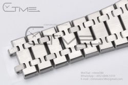 Royal Oak 41mm 15400 SS ZF 1:1 Best Edition White Textured Dial on SS Bracelet SA3120 Super Clone - Image 16
