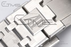 Royal Oak 41mm 15400 SS ZF 1:1 Best Edition White Textured Dial on SS Bracelet SA3120 Super Clone - Image 18