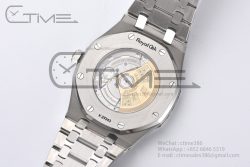 Royal Oak 41mm 15400 SS ZF 1:1 Best Edition White Textured Dial on SS Bracelet SA3120 Super Clone - Image 21
