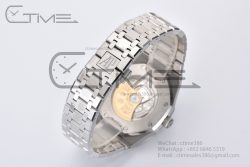 Royal Oak 41mm 15400 SS APSF 1:1 Best Edition White Textured Dial on SS Bracelet A3120 Super Clone - Image 13