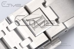 Royal Oak 41mm 15400 SS APSF 1:1 Best Edition White Textured Dial on SS Bracelet A3120 Super Clone - Image 18