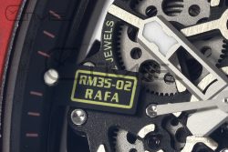 RM035-02 Real NTPT ZF 1:1 Best Edition Skeleton Dial on White Rubber Strap NH05A - Image 24