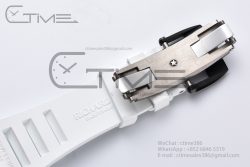 RM035-02 Real NTPT ZF 1:1 Best Edition Skeleton Dial on White Rubber Strap NH05A - Image 33