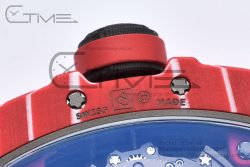 RM035-02 Real NTPT ZF 1:1 Best Edition Skeleton Dial on White Rubber Strap NH05A - Image 14