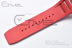 RM035-02 Real NTPT ZF 1:1 Best Edition Skeleton Dial on Red Rubber Strap NH05A - Image 15