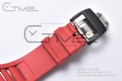 RM035-02 Real NTPT ZF 1:1 Best Edition Skeleton Dial on Red Rubber Strap NH05A - Image 16
