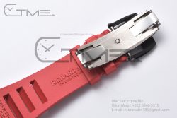 RM035-02 Real NTPT ZF 1:1 Best Edition Skeleton Dial on Red Rubber Strap NH05A - Image 19