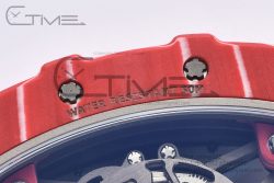 RM035-02 Real NTPT ZF 1:1 Best Edition Skeleton Dial on Red Rubber Strap NH05A - Image 11