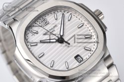 Nautilus 7118 Ladies 3KF 1:1 Best Edition White Dial on SS Bracelet A324 Super Clone - Image 4
