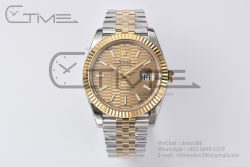 DateJust 41 126333 904L SS/YG VSF 1:1 Best Edition Gold Textured Dial on Jubilee Bracelet VS3235 - Image 3