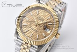 DateJust 41 126333 904L SS/YG VSF 1:1 Best Edition Gold Textured Dial on Jubilee Bracelet VS3235 - Image 7