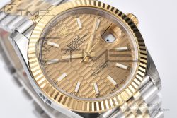 DateJust 41 126333 904L SS/YG VSF 1:1 Best Edition Gold Textured Dial on Jubilee Bracelet VS3235 - Image 6