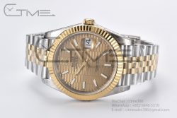 DateJust 41 126333 904L SS/YG VSF 1:1 Best Edition Gold Textured Dial on Jubilee Bracelet VS3235 - Image 4