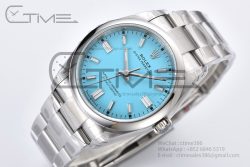 Oyster Perpetual 126000 36mm VSF 1:1 Best Edition 904L Steel Tiffany Blue Dial on SS Bracelet VS3235 - Image 4