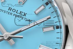 Oyster Perpetual 126000 36mm VSF 1:1 Best Edition 904L Steel Tiffany Blue Dial on SS Bracelet VS3235 - Image 5