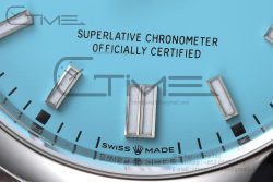 Oyster Perpetual 126000 36mm VSF 1:1 Best Edition 904L Steel Tiffany Blue Dial on SS Bracelet VS3235 - Image 7