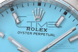 Oyster Perpetual 126000 36mm VSF 1:1 Best Edition 904L Steel Tiffany Blue Dial on SS Bracelet VS3235 - Image 8