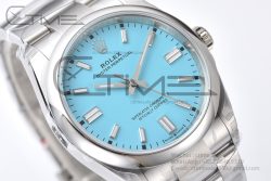 Oyster Perpetual 126000 36mm VSF 1:1 Best Edition 904L Steel Tiffany Blue Dial on SS Bracelet VS3235 - Image 10