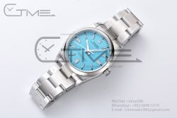 Oyster Perpetual 126000 36mm VSF 1:1 Best Edition 904L Steel Tiffany Blue Dial on SS Bracelet VS3235 - Image 11
