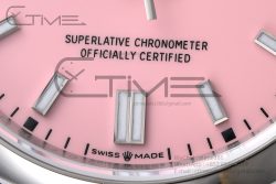 Oyster Perpetual 126000 36mm VSF 1:1 Best Edition 904L Steel Pink Dial on SS Bracelet VS3235 - Image 7