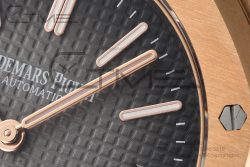 Royal Oak 39mm 16202 "50th Anniversary" RG ZF 1:1 Best Edition Gray Textured Dial on RG Bracelet A7121 - Image 9