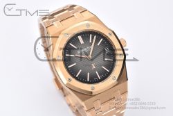 Royal Oak 39mm 16202 "50th Anniversary" RG ZF 1:1 Best Edition Gray Textured Dial on RG Bracelet A7121 - Image 7