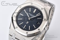 Royal Oak 39mm 16202 "50th Anniversary" SS ZF 1:1 Best Edition Blue Textured Dial on SS Bracelet A7121 - Image 2