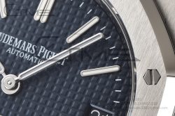 Royal Oak 39mm 16202 "50th Anniversary" SS ZF 1:1 Best Edition Blue Textured Dial on SS Bracelet A7121 - Image 9