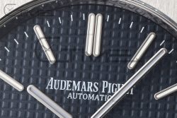 Royal Oak 39mm 16202 "50th Anniversary" SS ZF 1:1 Best Edition Blue Textured Dial on SS Bracelet A7121 - Image 11