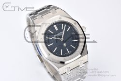 Royal Oak 39mm 16202 "50th Anniversary" SS ZF 1:1 Best Edition Blue Textured Dial on SS Bracelet A7121 - Image 5