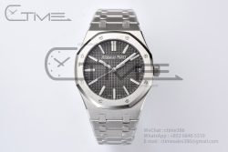 Royal Oak 41mm 15510 SS ZF 1:1 Best Edition Gray Textured Dial on SS Bracelet A4302 - Image 3